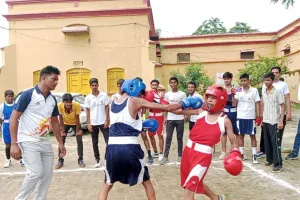 सुलतानपुर: सीनियर में एमजीएस के नितिन के पंच ने दी विपक्षी खिलाड़ियों को मात